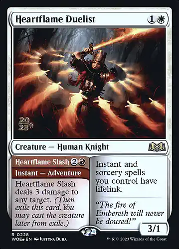 Heartflame Duelist - woe Spoiler