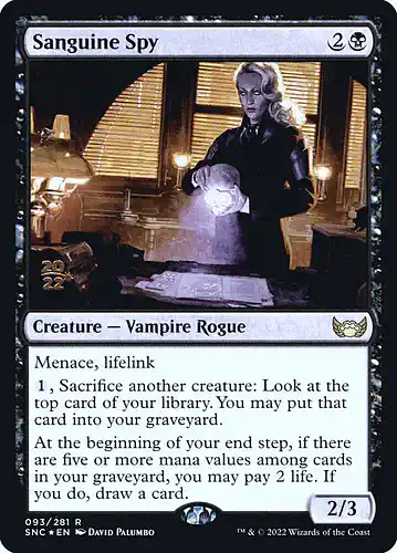 Sanguine Spy - snc Spoiler