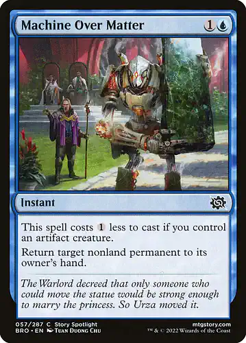 Machine Over Matter - bro Spoiler