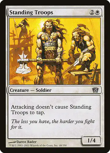 Standing Troops - 8ed Spoiler
