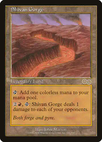 Shivan Gorge - usg Spoiler