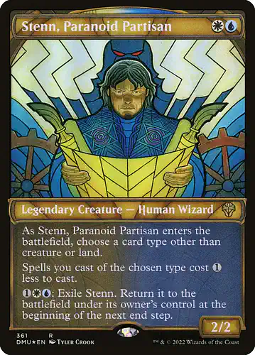 Stenn, Paranoid Partisan - dmu Spoiler