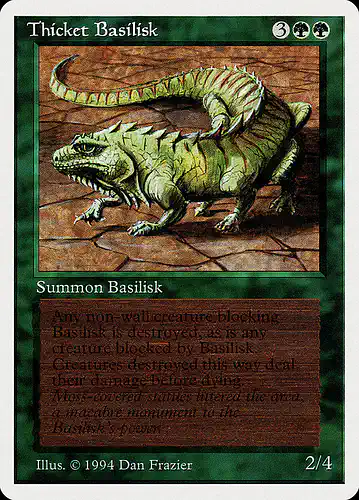 Thicket Basilisk - sum Spoiler