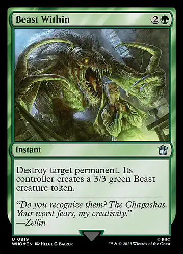 Beast Within - who Spoiler
