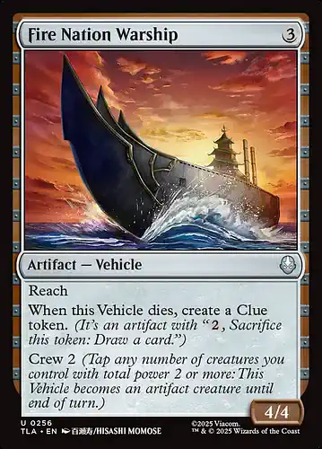 Fire Nation Warship - tla Spoiler