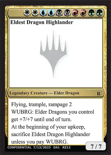 Eldest Dragon Highlander - unk Spoiler
