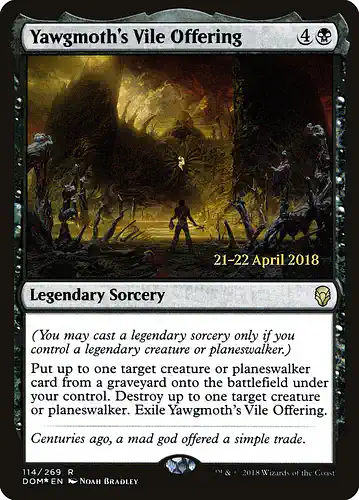Yawgmoth's Vile Offering - dom Spoiler