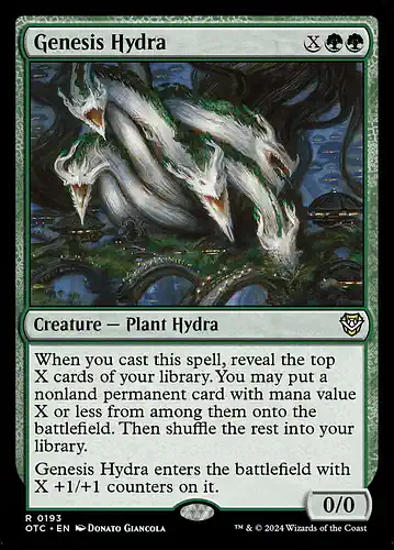 Genesis Hydra - otc Spoiler
