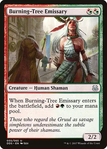Burning-Tree Emissary - dds Spoiler