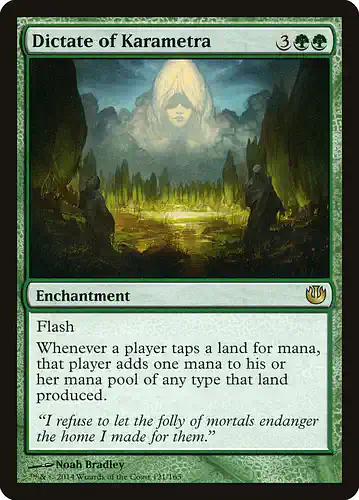Dictate of Karametra - jou Spoiler