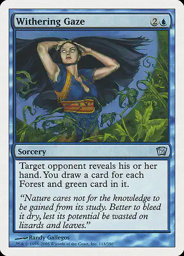 Withering Gaze - 9ed Spoiler