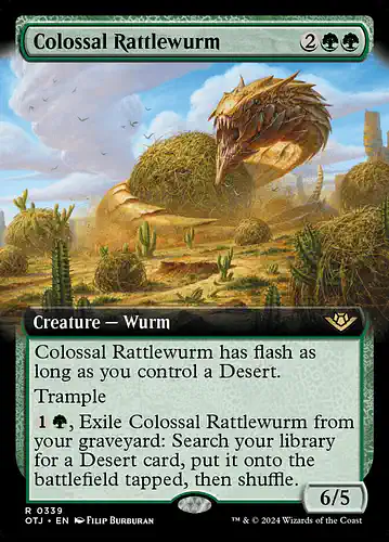 Colossal Rattlewurm - otj Spoiler