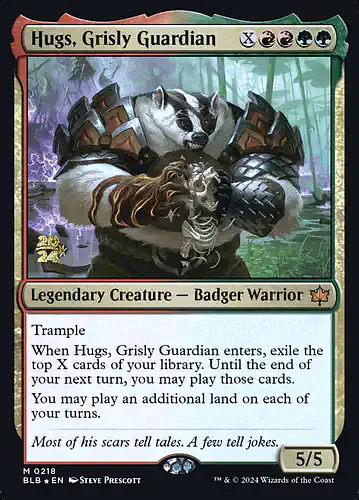 Hugs, Grisly Guardian - blb Spoiler