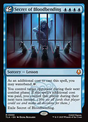Secret of Bloodbending - tla Spoiler