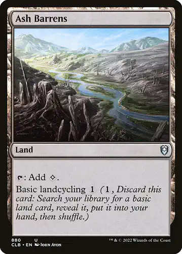 Ash Barrens - clb Spoiler