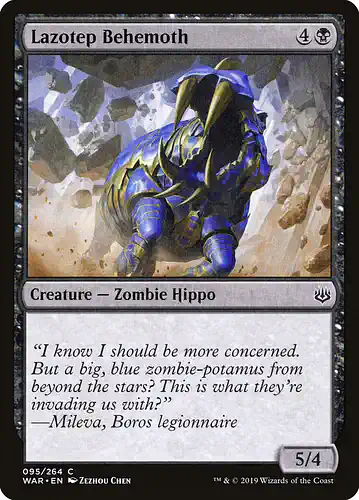 Lazotep Behemoth - war Spoiler