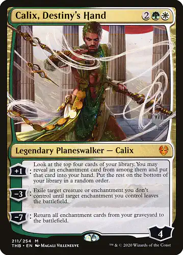 Calix, Destiny's Hand - thb Spoiler