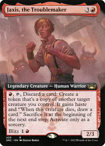 Jaxis, the Troublemaker - snc Spoiler