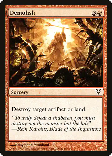 Demolish - avr Spoiler