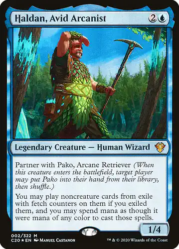 Haldan, Avid Arcanist - c20 Spoiler