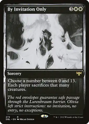 By Invitation Only - dbl Spoiler