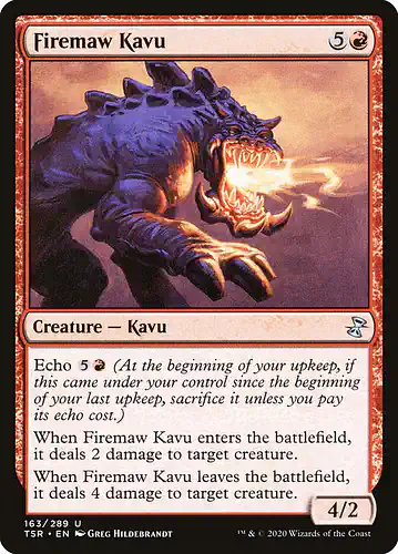Firemaw Kavu - tsr Spoiler