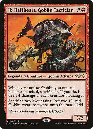 Ib Halfheart, Goblin Tactician - evg Spoiler