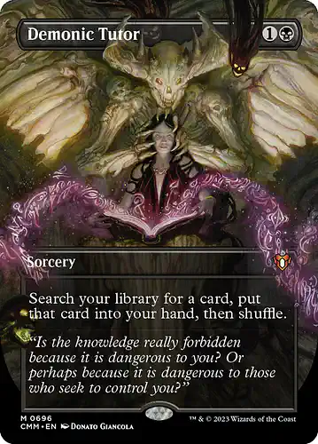 Demonic Tutor - cmm Spoiler