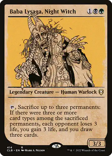 Baba Lysaga, Night Witch - clb Spoiler