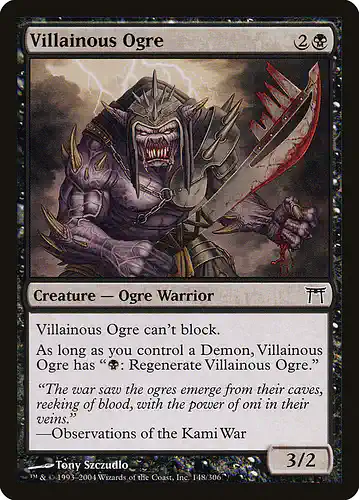 Villainous Ogre - chk Spoiler