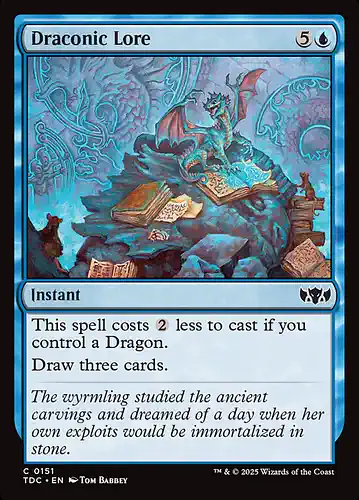 Draconic Lore - tdc Spoiler