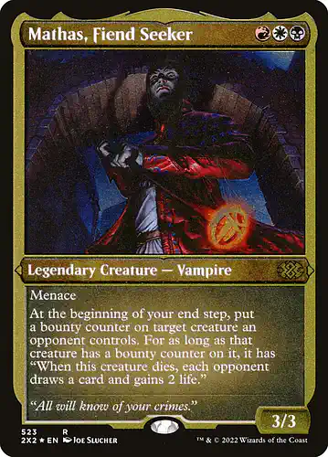 Mathas, Fiend Seeker - 2x2 Spoiler