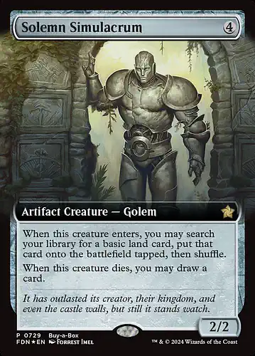 Solemn Simulacrum - fdn Spoiler