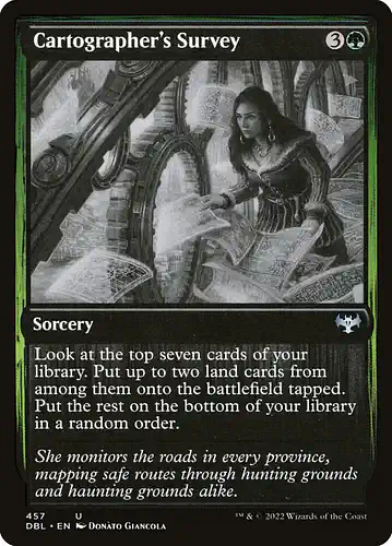 Cartographer's Survey - dbl Spoiler
