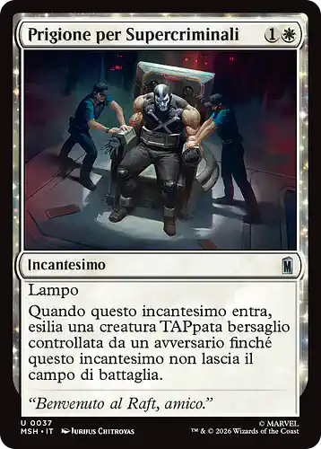 Super Villain Lockup - msh Spoiler