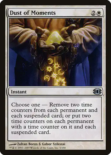 Dust of Moments - fut Spoiler