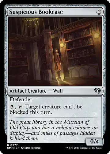 Suspicious Bookcase - cmm Spoiler