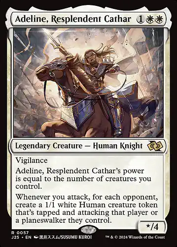 Adeline, Resplendent Cathar - j25 Spoiler