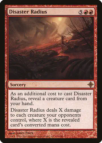 Disaster Radius - roe Spoiler