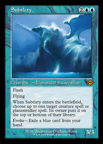 Subtlety - h2r Spoiler