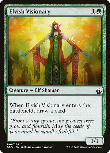 Elvish Visionary - bbd Spoiler