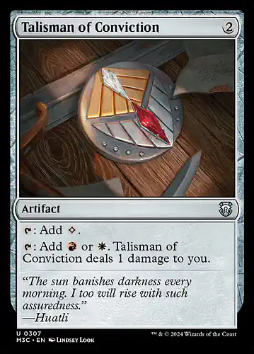Talisman of Conviction - m3c Spoiler