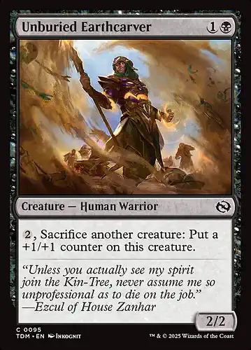 Unburied Earthcarver - tdm Spoiler
