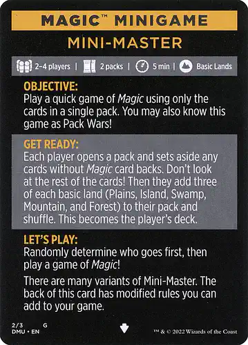 Mini-Master - dmu Spoiler