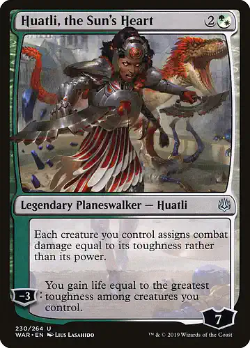 Huatli, the Sun's Heart - war Spoiler