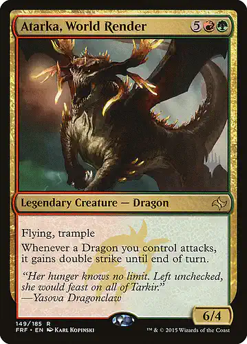 Atarka, World Render - frf Spoiler