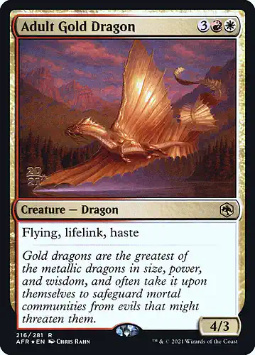 Adult Gold Dragon - afr Spoiler