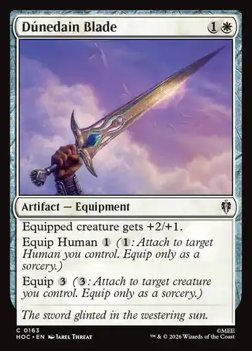 Dúnedain Blade - hoc Spoiler