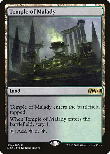 Temple of Malady - m20 Spoiler