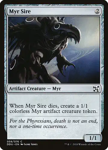 Myr Sire - ddu Spoiler